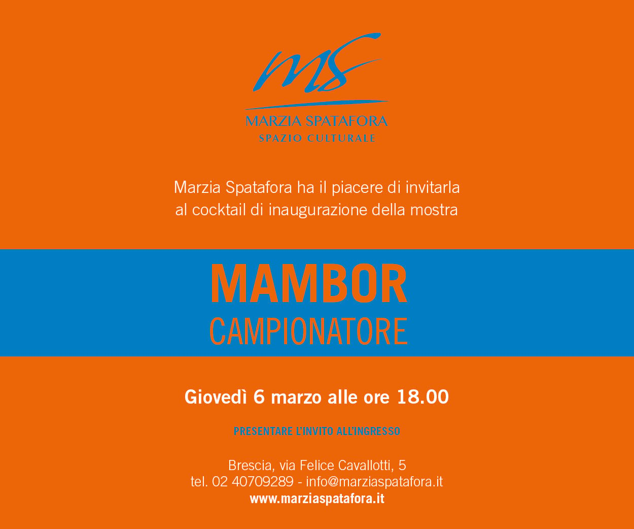 Renato Mambor – Mambor campionatore